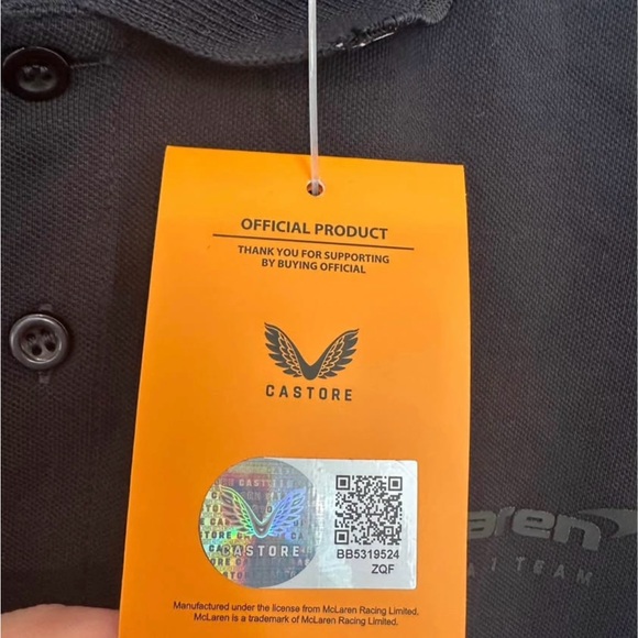 ⚡️NWT McLaren Charcoal Polo Shirt for Men - Picture 3 of 4